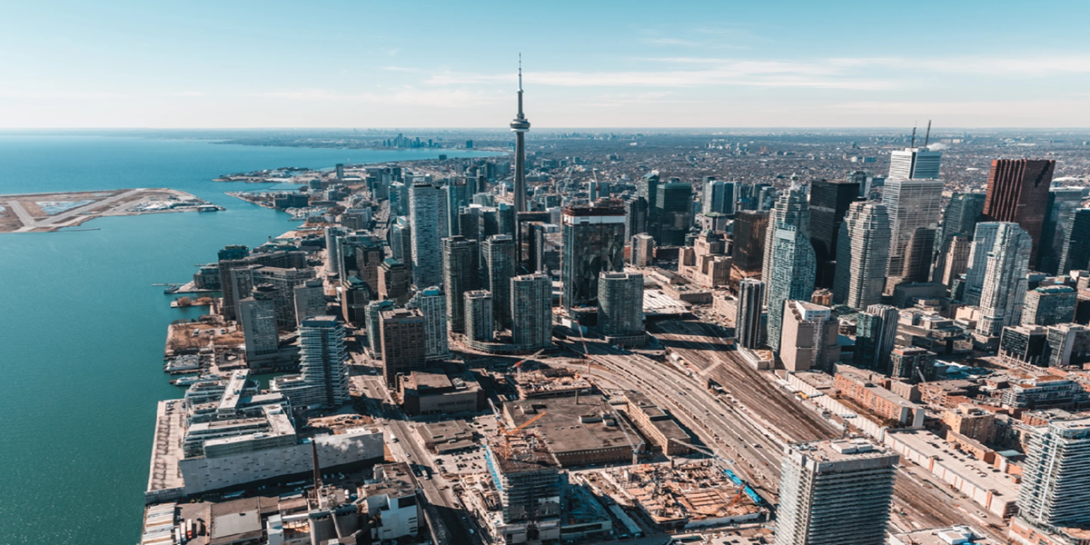 Toronto flight, direct connect South Asia to North America